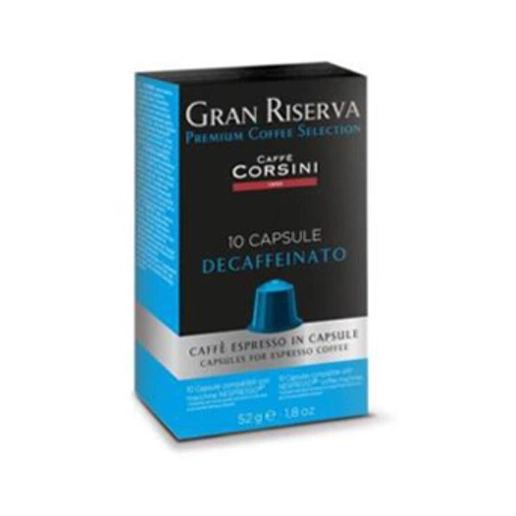 Caffé Corsini DCC432 Gran Riserva koffeinmentes Nespresso kompatibilis kapszula