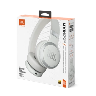 JBL LIVE 670 NC WHT vezeték nélküli fejhallgató