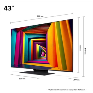 LG 43UT91003LA UHD 4K Smart TV 2024