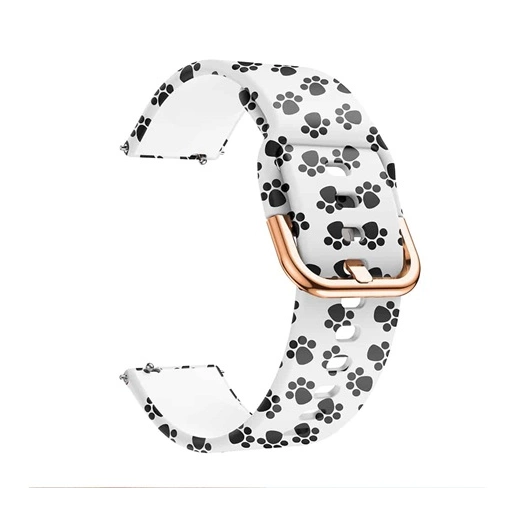 Mybandz 20SKU6135 szilikon óraszíj rosegold csattal, tappancsos 20 mm