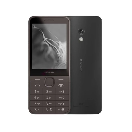 Nokia 235 4G DS, BLACK kártyafüggetlen mobiltelefon + Telekom Domino feltöltőkártya