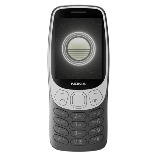 Nokia 3210 4G DS Black nyomógombos kártyafüggetlen mobiltelefon + Telekom Domino feltöltőkártya