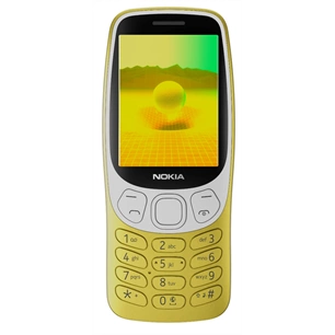 Nokia 3210 4G DS Gold nyomógombos kártyafüggetlen mobiltelefon + Telekom Domino feltöltőkártya