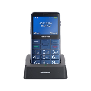 Panasonic KX-TU155EXCN senior mobiltelefon, kék