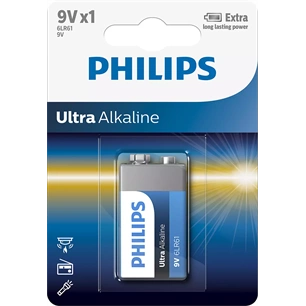 Philips 6LR61E1B/10 Ultra Alkaline elem