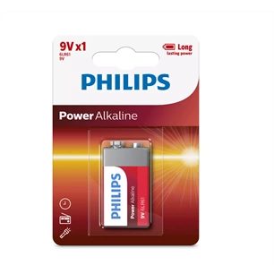 Philips 6LR61P1B/10 9 V Power Alkaline elem