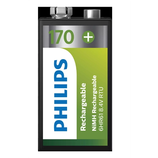 Philips 9VB1A17 170MAH, 9V AKKUMULÁTOR