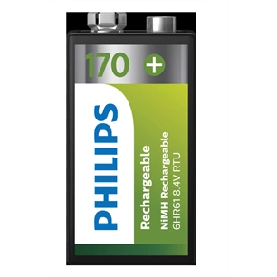 Philips 9VB1A17 170MAH, 9V AKKUMULÁTOR