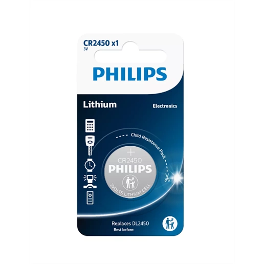 Philips CR2450/10B Lítium gombelem