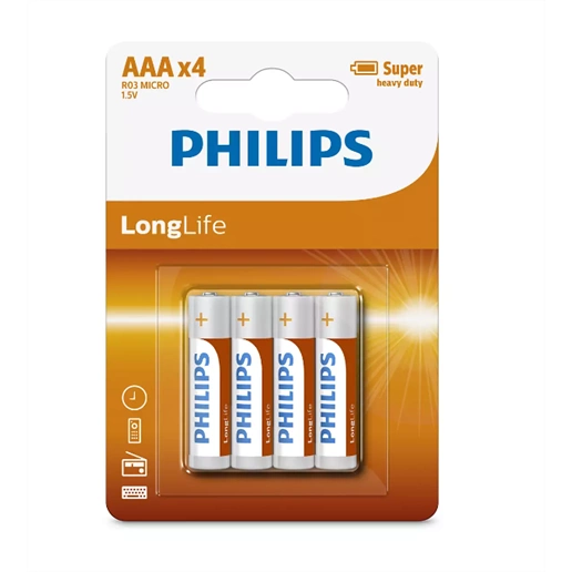 Philips R03L4B/10 LongLife elem