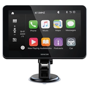 Sencor SCT M750BWT CarPlay és Android autó display