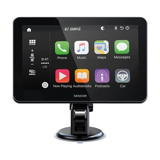 Sencor SCT M750BWT CarPlay és Android autó display