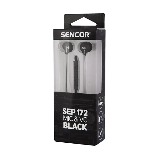 Sencor SEP172 BK fülhallgató