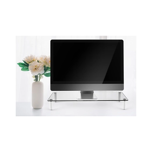 Stell SOS 5010 edzett üveg állvány monitor/TV alá, max 20 kg