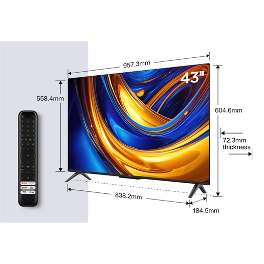 Tcl 43P655 UHD Google  Smart TV