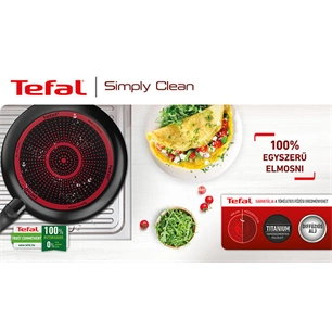 Tefal B5671953 Simply Clean wok serpenyő 28 cm