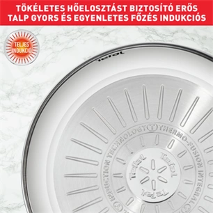 Tefal B8646174 Intuition rozsdamentes acél főzőedény 22 cm