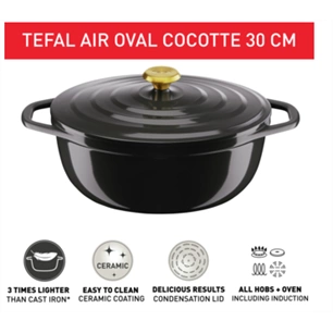 Tefal E2558955 edény fedővel