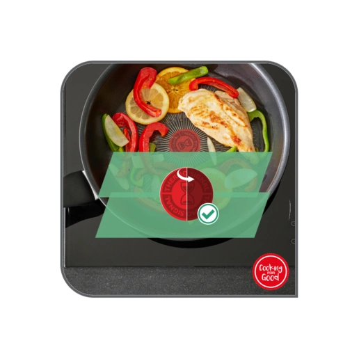 Tefal G2810572 Black Stone serpenyő 26 cm