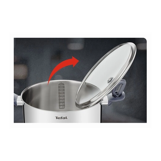 Tefal G7124645 Daily Cook rozsdamentes acél nyeles lábas + fedő 24 cm