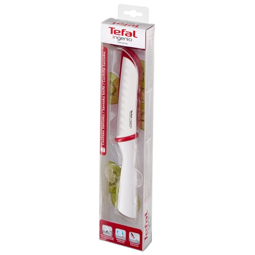 Tefal K1530414 Ingenio fehér kerámia Santoku kés