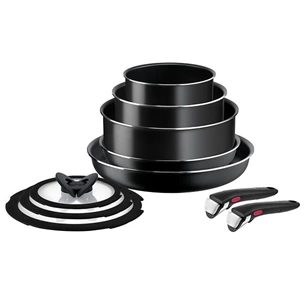 Tefal L1539053 Ingenio Easy Cook & Clean serpenyő szett, 10 db-os