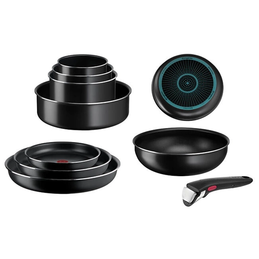 Tefal L1539053 Ingenio Easy Cook & Clean serpenyő szett, 10 db-os