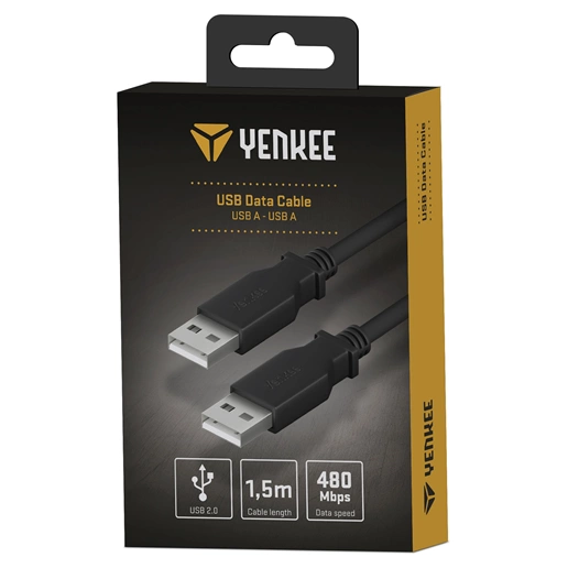 Yenkee YCU 012 BK USB A csatlakozókábel