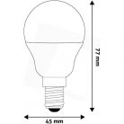 Avide ABMG14NW-2.5W LED globe izzó mini